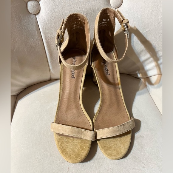 Jeffrey Campbell Purdy Sandal Leather Heels Size 8 - Picture 5 of 9